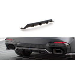 MAXTON DESIGN központi hátsó splitter BMW X3 M-Pack G01 Facelift-hez (függőleges sávokkal), fényes fekete