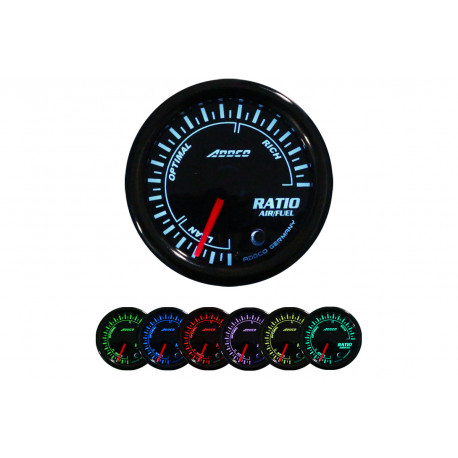 ADDCO 52mm, 7 Farieb Mérőóra ADDCO, A/F arány, 7 színben | race-shop.hu