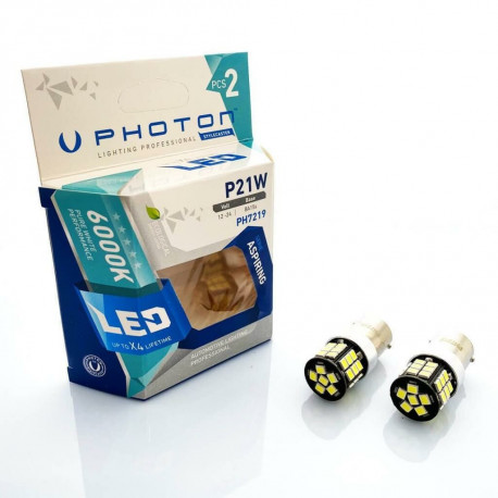 Izzók és xenonlámpák PHOTON LED EXCLUSIVE SERIES P21W autólámpa izzó 12V 21W BA15s CAN (2db) | race-shop.hu