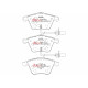 DBA fékek DBA Brake Pads Xtreme Performance, Front Axle DB2210XP | race-shop.hu