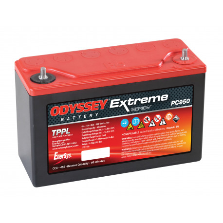 Akkumulátorok Zselés akkumulátorok Odyssey Racing EXTREME 30 PC950, 34Ah, 950A | race-shop.hu