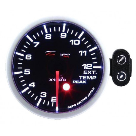 DEPO PK széria 52mm Orák DEPO Programozható óra Kipufogógáz-hőmérséklet | race-shop.hu