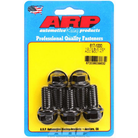 ARP csavarok ARP csavarok (hatlapfejű, fekete), 1/2-13 × 25,4 mm | race-shop.hu
