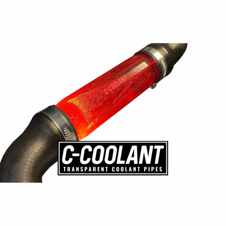 Transparent coolant pipes C-COOLANT - Átlátszó hűtőfolyadék csövek, rövid (30mm) | race-shop.hu