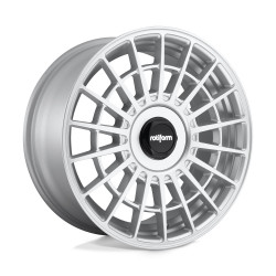 Rotiform R143 LAS-R felni 17x8 4x100/4x114.3 70.1 ET40, FénIgen ezüst