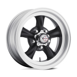 American Racing Vintage VN105 TORQ THRUST D felni 16x8 5x114.3 83.06 ET-12, Szatén fekete