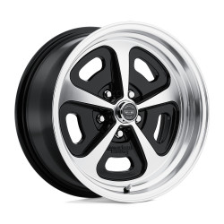 American Racing Vintage VN501 500 MONO CAST felni 15x7 5x114.3 72.56 ET0, FénIgen fekete