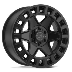 Black Rhino york felni 17x8 6x130 84.1 et38, matt fekete