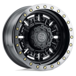 Black Rhino abrams felni 18x9.5 6x114.3 76.1 et12, fénigen fegyver fekete