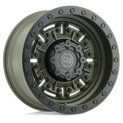 Black Rhino abrams felni 18x9.5 6x139.7 112.1 et12, oliva zöld