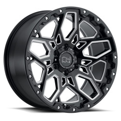 Black Rhino shrapnel felni 18x9.5 6x139.7 112.1 et12, fénigen fekete