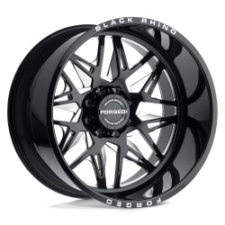 Black Rhino twister felni 22x14 5x127 71.5 et-76, fénigen fekete