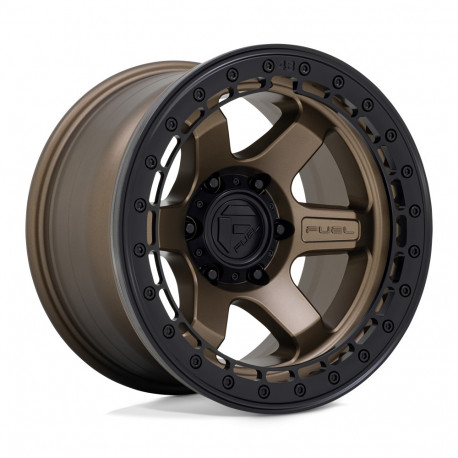 Alufelnik Fuel Fuel D124 BLOCK BEADLOCK felni 17x9 5x127 71.5 ET-15, Matt bronz | race-shop.hu