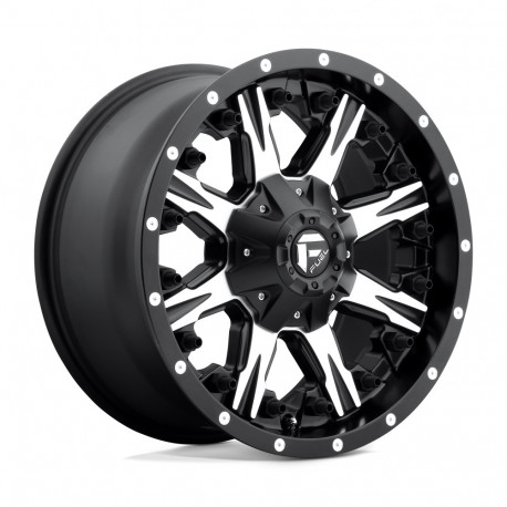 Alufelnik Fuel Fuel D541 NUTZ felni 20x10 8x180 125.1 ET-12, Matt fekete | race-shop.hu