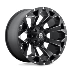 Fuel D546 ASSAULT felni 17x9 8x165.1 125.1 ET1, Matt fekete