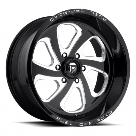 Alufelnik Fuel Fuel D587 FLOW felni 20x10 6x139.7 108 ET-18, FénIgen fekete | race-shop.hu