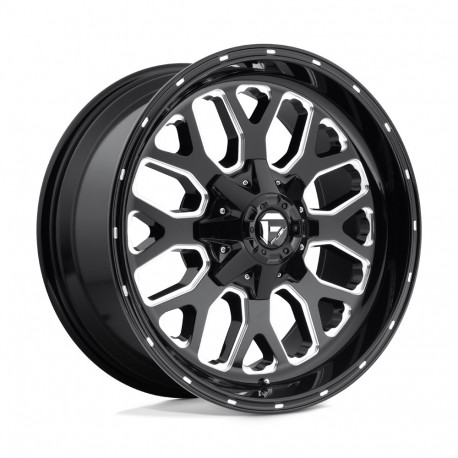 Alufelnik Fuel Fuel D588 TITAN felni 20x12 5x114.3/5x127 78.1 ET-43, FénIgen fekete | race-shop.hu