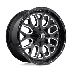 Fuel D588 TITAN felni 22x12 8x180 124.2 ET-44, FénIgen fekete