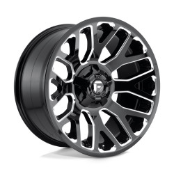 Fuel D607 WARRIOR felni 20x10 8x180 124.2 ET-18, FénIgen fekete