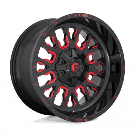 Alufelnik Fuel Fuel D612 STROKE felni 18x9 8x165.1 125.1 ET-12, FénIgen fekete | race-shop.hu