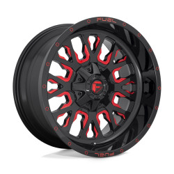Fuel D612 STROKE felni 24x14 8x165.1 125.1 ET-75, FénIgen fekete