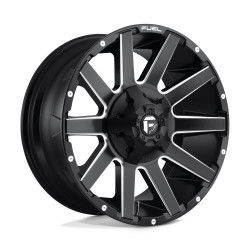 Fuel D616 CONTRA felni 20x9 8x170 125.1 ET20, Matt fekete