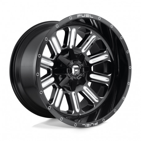 Alufelnik Fuel Fuel D620 HARDLINE felni 22x12 6x135/6x139.7 106.1 ET-45, FénIgen fekete | race-shop.hu