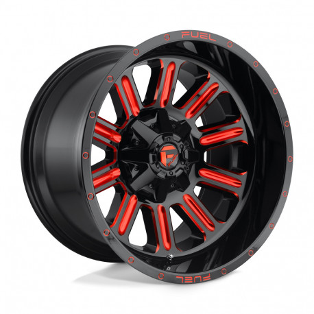Alufelnik Fuel Fuel D621 HARDLINE felni 20x10 8x170 125.1 ET-18, FénIgen fekete | race-shop.hu