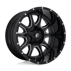 Fuel D627 VANDAL felni 22x12 8x170 125.1 ET-43, FénIgen fekete