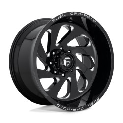 Fuel D637 VORTEX felni 22x12 8x180 124.2 ET-44, FénIgen fekete
