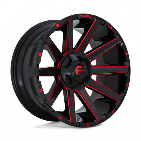 Alufelnik Fuel Fuel D643 CONTRA felni 18x9 6x135/6x139.7 106.1 ET-12, FénIgen fekete | race-shop.hu