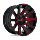 Alufelnik Fuel Fuel D643 CONTRA felni 22x10 8x165.1 125.1 ET-18, FénIgen fekete | race-shop.hu