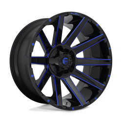 Fuel D644 CONTRA felni 24x14 8x165.1 125.1 ET-75, FénIgen fekete