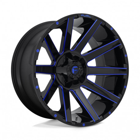 Alufelnik Fuel Fuel D644 CONTRA felni 24x14 8x165.1 125.1 ET-75, FénIgen fekete | race-shop.hu