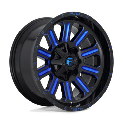 Fuel D646 HARDLINE felni 18x9 5x114.3/5x127 78.1 ET-12, FénIgen fekete