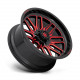 Alufelnik Fuel Fuel D663 IGNITE felni 20x10 8x180 124.2 ET-18, FénIgen fekete | race-shop.hu