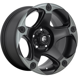 Fuel D685 MENACE felni 17x9 6x139.7 106.1 ET-12, Matt fekete