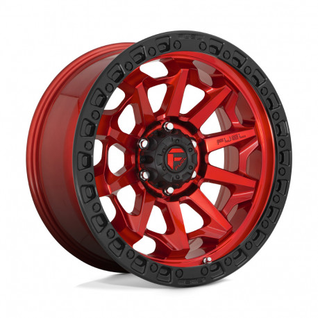 Alufelnik Fuel Fuel D695 COVERT felni 20x9 6x139.7 106.1 ET1, piros | race-shop.hu