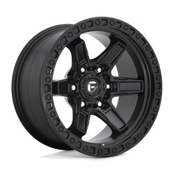 Fuel D697 KICKER felni 17x9 6x135 87.1 ET1, Matt fekete