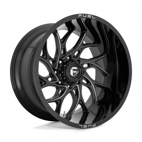 Alufelnik Fuel Fuel D741 RUNNER felni 20x10 8x180 124.2 ET-18, FénIgen fekete | race-shop.hu