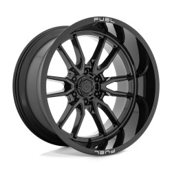 Fuel D760 CLASH felni 22x12 6x135 87.1 ET-44, FénIgen fekete