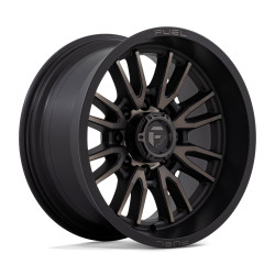 Fuel D762 CLASH felni 20x10 8x180 124.2 ET-18, Matt fekete