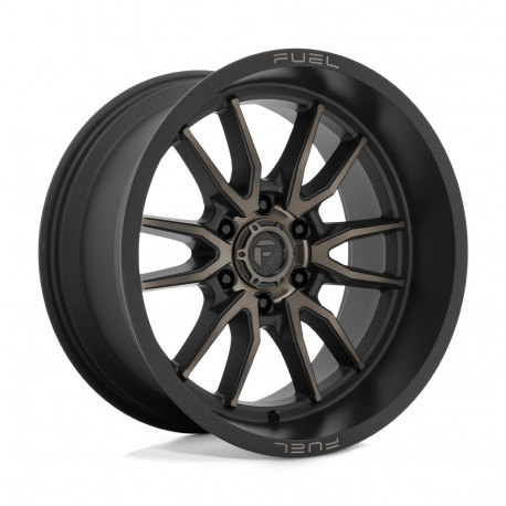 Alufelnik Fuel Fuel D762 CLASH felni 20x9 8x180 124.2 ET1, Matt fekete | race-shop.hu