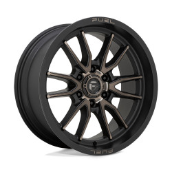 Fuel D762 CLASH felni 20x9 6x114.3 66.06 ET1, Matt fekete