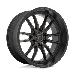 Fuel D762 CLASH felni 22x10 6x139.7 106.1 ET-18, Matt fekete