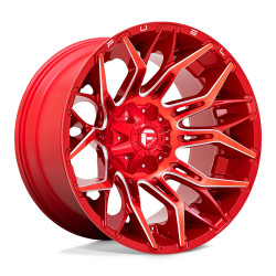Fuel D771 TWITCH felni 22x12 5x139.7/5x150 110.1 ET-44, piros
