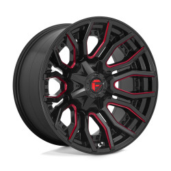 Fuel D712 RAGE felni 20x10 8x180 124.2 ET-18, FénIgen fekete
