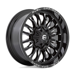 Fuel D795 ARC felni 22x12 8x180 124.2 ET-44, FénIgen fekete