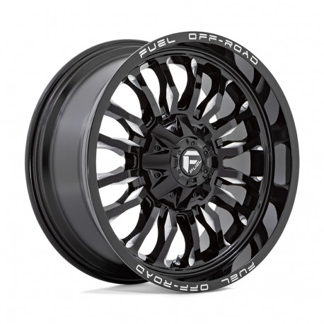 Alufelnik Fuel Fuel D795 ARC felni 22x12 8x180 124.2 ET-44, FénIgen fekete | race-shop.hu
