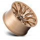 Alufelnik Fuel Fuel D805 FLAME felni 20x10 8x170 125.1 ET-18, Platinum bronz | race-shop.hu